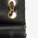 Chanel Medium Classic Vintage Double Flap Bag Black Quilted Lambskin 24K Gold-Plated Hardware