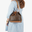 Louis Vuitton Petit Noe Monogram Canvas Shoulder Bag