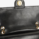 Chanel Medium Classic Vintage Double Flap Bag Black Quilted Lambskin 24K Gold-Plated Hardware