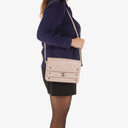 Chanel Light Pink Quilted Lambskin Flap Bag Champaigne Gold - Tone Hardware