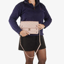 Chanel Light Pink Quilted Lambskin Flap Bag Champaigne Gold - Tone Hardware