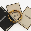Chanel Stainless Steel Lambskin 20mm Chain Premiere Quartz Watch Gold M
