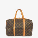 Louis Vuitton Sac Souple 35 Monogram Canvas Resväska