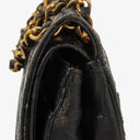 Chanel Medium Classic Vintage Double Flap Bag Black Quilted Lambskin 24K Gold-Plated Hardware
