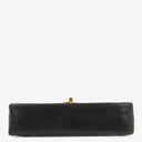 Chanel Medium Classic Vintage Double Flap Bag Black Quilted Lambskin 24K Gold-Plated Hardware