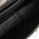 Chanel Jumbo CC Vertical Black Quilted Patent Leather Flap Bag 24K Gold-Plated Hardware