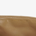 Chanel Single Flap Bag Beige Quilted Lambskin With Black Hardware