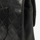 Chanel Medium Classic Vintage Double Flap Bag Black Quilted Lambskin 24K Gold-Plated Hardware