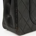 Chanel Medium Classic Vintage Double Flap Bag Black Quilted Lambskin 24K Gold-Plated Hardware