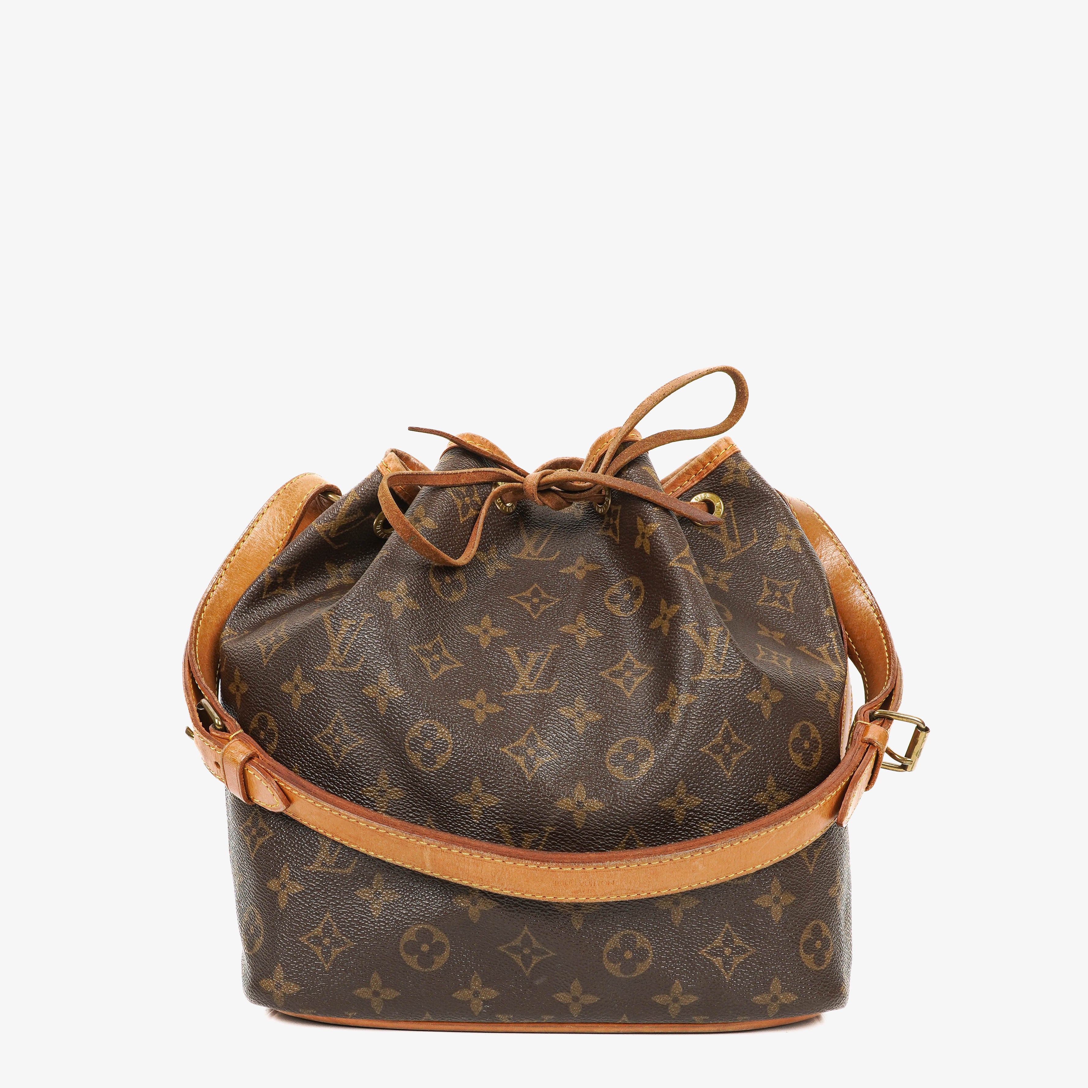 Louis Vuitton Petit Noe Monogramm Canvas Schultertasche