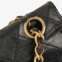 Chanel Medium Classic Vintage Double Flap Bag Black Quilted Lambskin 24K Gold-Plated Hardware