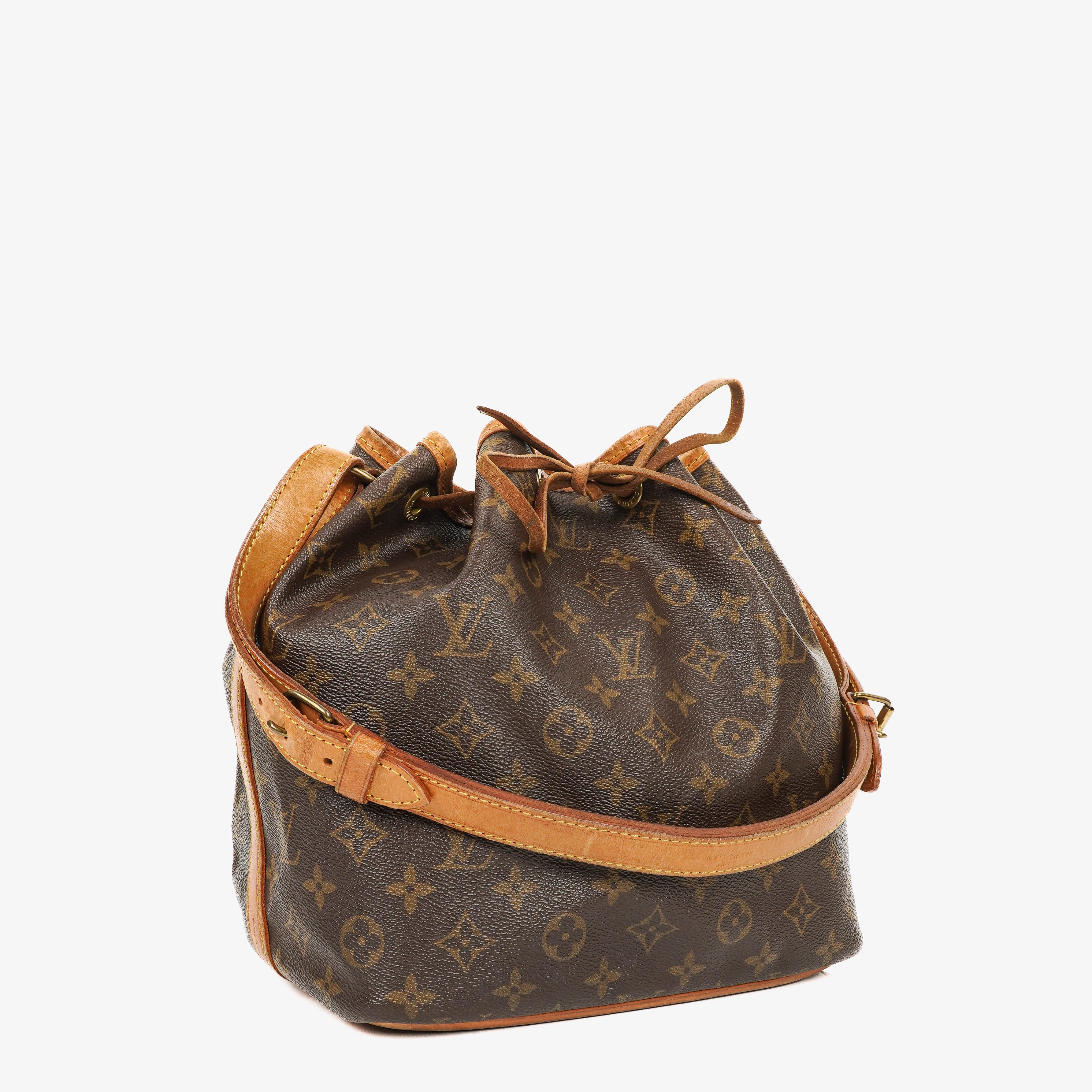 Louis Vuitton Petit Noe Monogramm Canvas Schultertasche