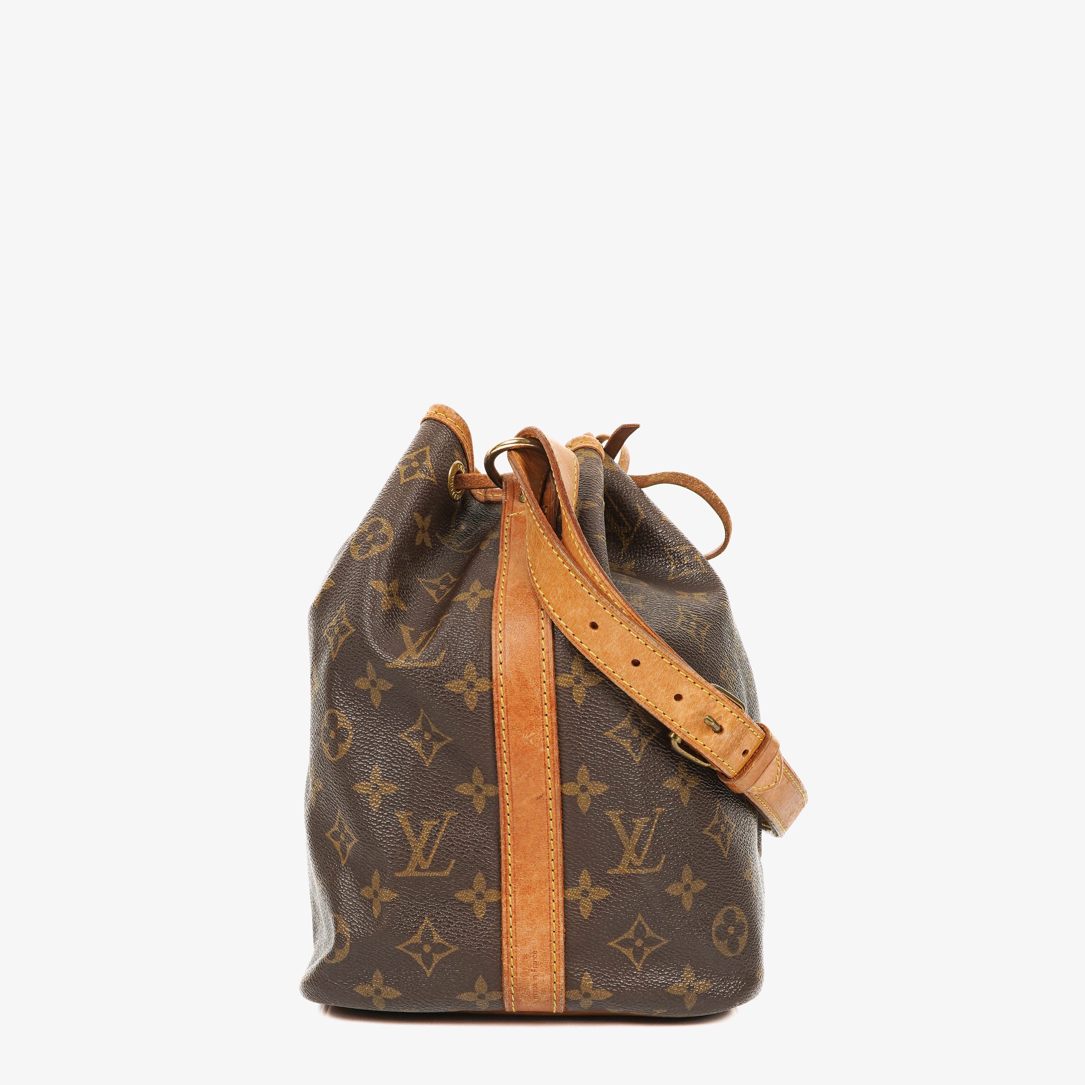 Louis Vuitton Petit Noe Monogramm Canvas Schultertasche