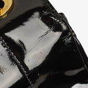 Chanel Jumbo CC Vertical Black Quilted Patent Leather Flap Bag 24K Gold-Plated Hardware