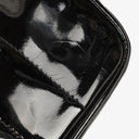 Chanel Jumbo CC Vertical Black Quilted Patent Leather Flap Bag 24K Gold-Plated Hardware