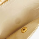 Sac Double Rabat Classique Moyen Vintage Chanel en Agneau Matelassé avec Ferrures Plaquées Or 24K