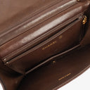 Chanel Classic Full Flap Bag Brown Quilted Lambskin 24K Gold-Plated Hardware