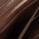 Chanel Classic Full Flap Bag Brown Quilted Lambskin 24K Gold-Plated Hardware