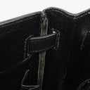 Hermes Vintage Kelly 32 Retourne In Black Box Calf With Gold Hardware
