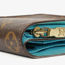 Louis Vuitton Blue Monogram Groom Limited Edition Compact Zippy Wallet