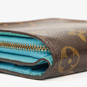 Louis Vuitton Blue Monogram Groom Limited Edition Compact Zippy Wallet
