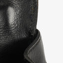 Hermes Vintage Kelly 32 Retourne In Black Box Calf With Gold Hardware