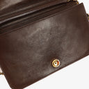 Chanel Classic Full Flap Bag Brown Quilted Lambskin 24K Gold-Plated Hardware