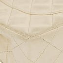 Sac Double Rabat Classique Moyen Vintage Chanel en Agneau Matelassé avec Ferrures Plaquées Or 24K