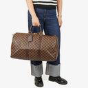 Louis Vuitton Keepall 50 Damier Ebene Travel Bag