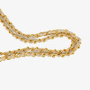 Sac Double Rabat Classique Moyen Vintage Chanel en Agneau Matelassé avec Ferrures Plaquées Or 24K