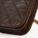 Chanel Classic Full Flap Bag Brown Quilted Lambskin 24K Gold-Plated Hardware