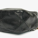 Chanel Vintage CC Black Quilted Lambskin Camera Tassel Bag