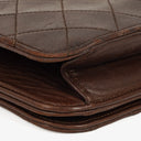 Chanel Classic Full Flap Bag Brown Quilted Lambskin 24K Gold-Plated Hardware