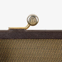 Fendi Zucca Kiss-Lock Coin Purse