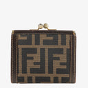Fendi Zucca Kiss-Lock Coin Purse