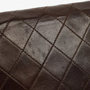 Chanel Classic Full Flap Bag Brown Quilted Lambskin 24K Gold-Plated Hardware