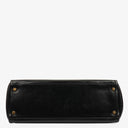 Hermes Vintage Kelly 32 Retourne In Black Box Calf With Gold Hardware