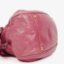 Miu Miu Peonia Vitello Lux Satchel Bow Bag