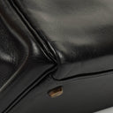 Hermes Vintage Kelly 32 Retourne In Black Box Calf With Gold Hardware