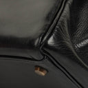 Hermes Vintage Kelly 32 Retourne In Black Box Calf With Gold Hardware