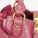Miu Miu Peonia Vitello Lux Satchel Bow Bag