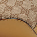 Gucci Monogram GG Canvas and Leather Hobo Shoulder Bag