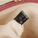 Gucci Heart Bit Fresia Rose Charm Metallic Soft Guccissima Large Top Handle Tote