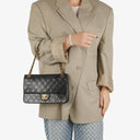 Chanel Medium Classic Vintage Double Flap Bag Black Quilted Lambskin 24K Gold-Plated Hardware