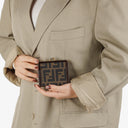 Fendi Zucca Kiss-Lock Coin Purse