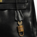 Hermes Vintage Kelly 32 Retourne In Black Box Calf With Gold Hardware