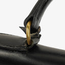 Hermes Vintage Kelly 32 Retourne In Black Box Calf With Gold Hardware