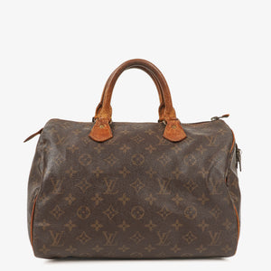 Louis Vuitton Speedy 30 Monogram Canvas Handbag