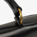 Hermes Vintage Kelly 32 Retourne In Black Box Calf With Gold Hardware