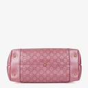 Gucci Heart Bit Fresia Rose Charm Metallic Soft Guccissima Large Top Handle Tote